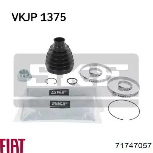 71747057 Fiat/Alfa/Lancia bota de proteção externa direita de junta homocinética