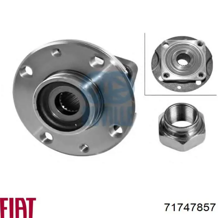 Купить 71747857 Fiat/Alfa/Lancia Ступица переднего колеса