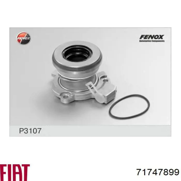 71747899 Fiat/Alfa/Lancia Цилиндр сцепления рабочий в сборе с выжимным подшипником