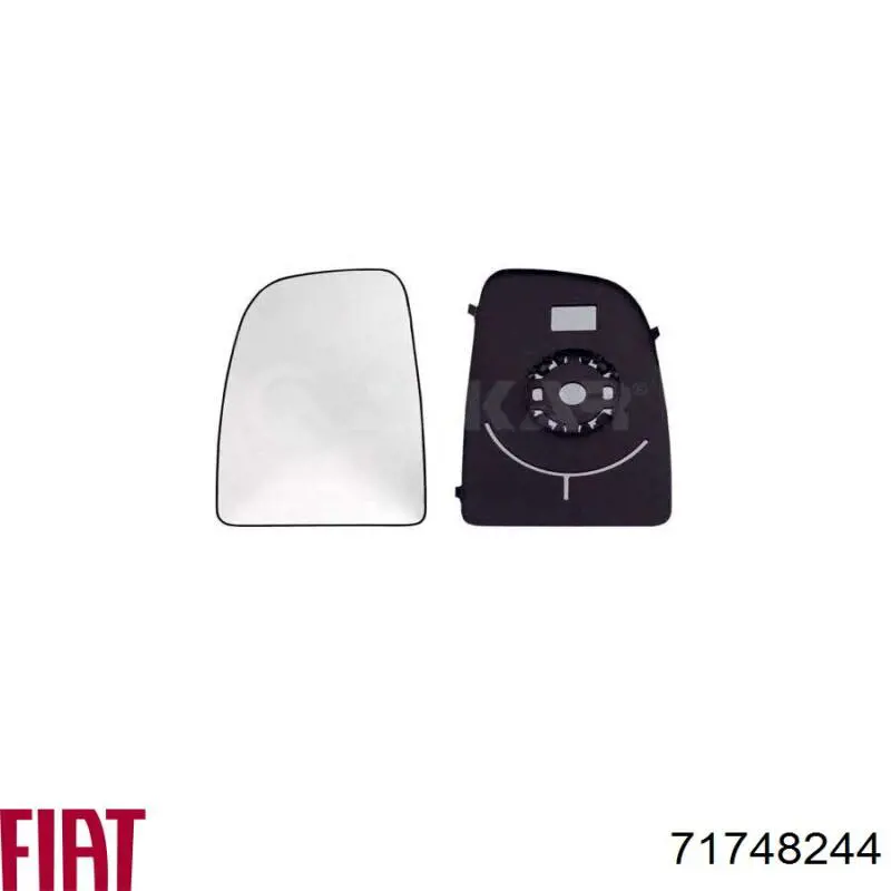 Зеркальный элемент водительского зеркала Fiat/Alfa/Lancia 71748244 цена, от 10.55 USD