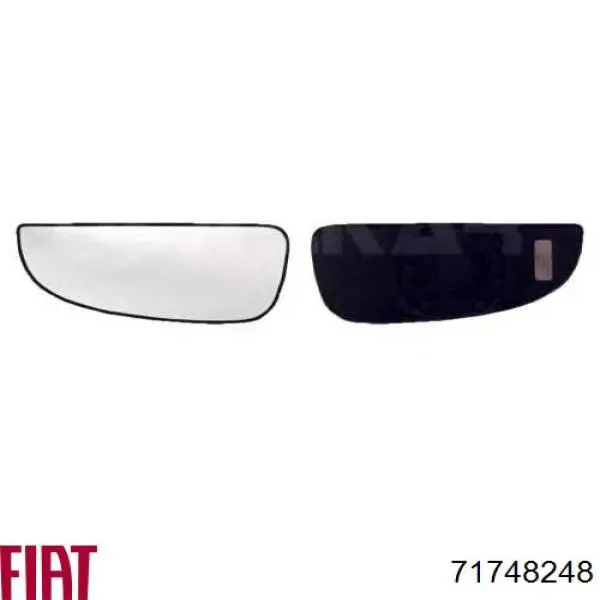 71748248 Fiat/Alfa/Lancia зеркальный элемент зеркала заднего вида левого
