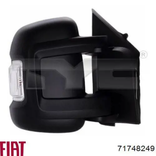 Стекло зеркала заднего вида, правого Fiat/Alfa/Lancia 71748249 цена, от 8.26 USD
