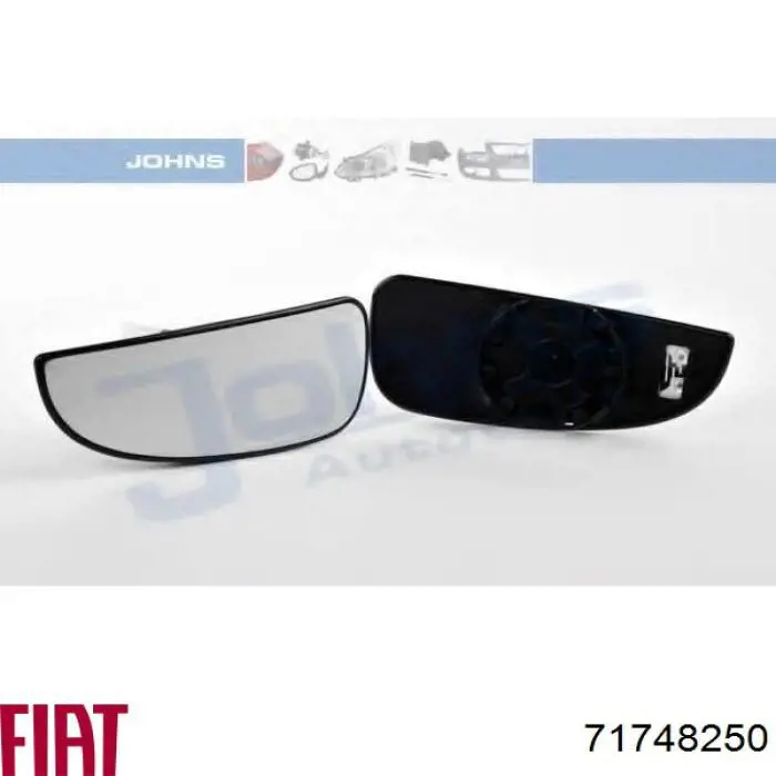 Зеркальный элемент зеркала заднего вида левого 71748250 Fiat/Alfa/Lancia