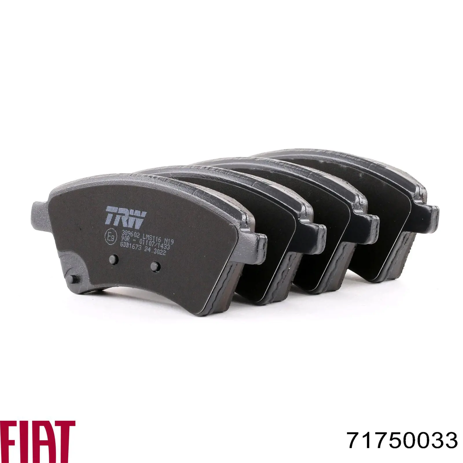Тормозные колодки Fiat/Alfa/Lancia 71750033