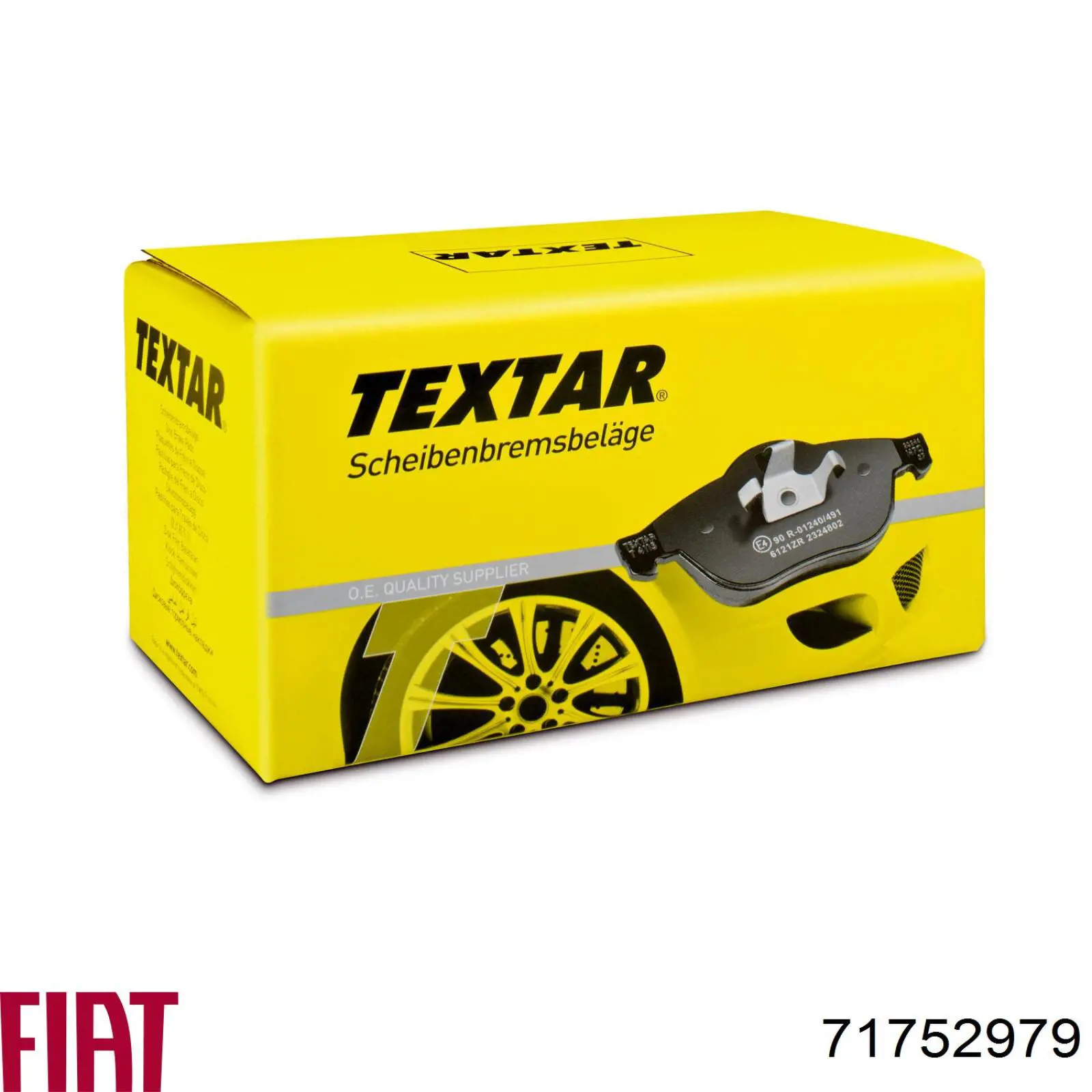 Купить 71752979 Fiat/Alfa/Lancia Колодки тормозные