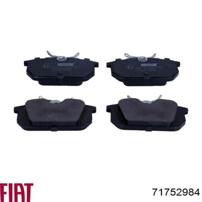 Купить 71752984 Fiat/Alfa/Lancia Колодки тормозные задние, дисковые