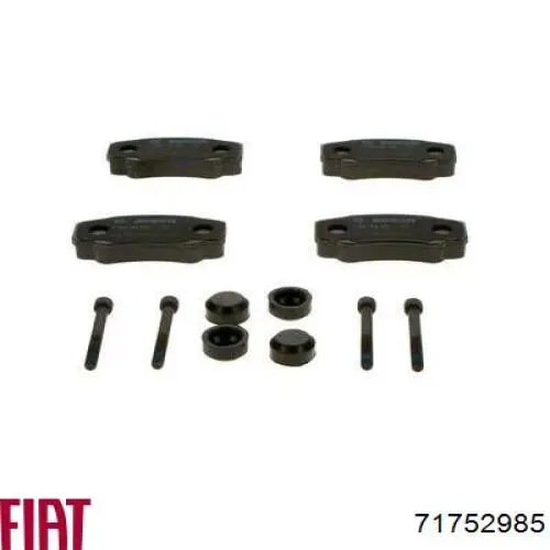 Колодки дисковые  Fiat/Alfa/Lancia 71752985 цена, от 13.30 USD