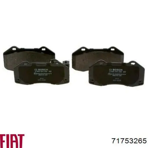 Колодки Fiat/Alfa/Lancia 71753265 цена, от 29.16 USD