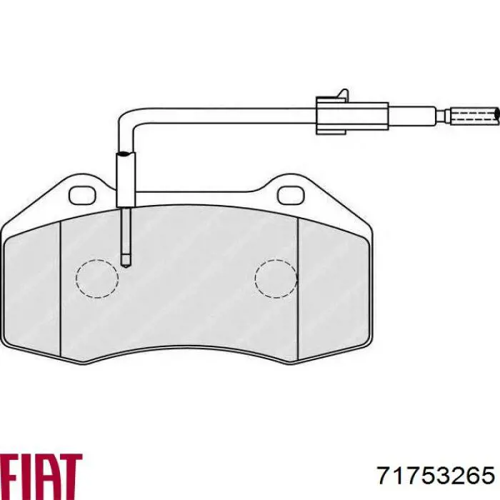 Купить 71753265 Fiat/Alfa/Lancia Колодки тормозные