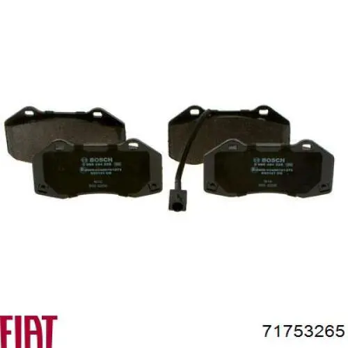 71753265 Fiat/Alfa/Lancia Колодки передние
