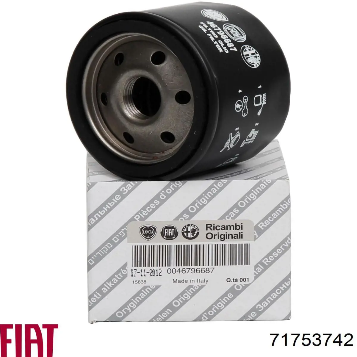 Фильтр очистки масла центробежный Fiat/Alfa/Lancia 71753742 цена, от 6.18 USD