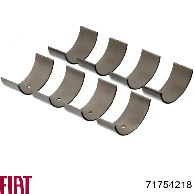 Compre 71754218 Fiat/Alfa/Lancia Folhas inseridas de cambota de biela, kit, padrão (STD)