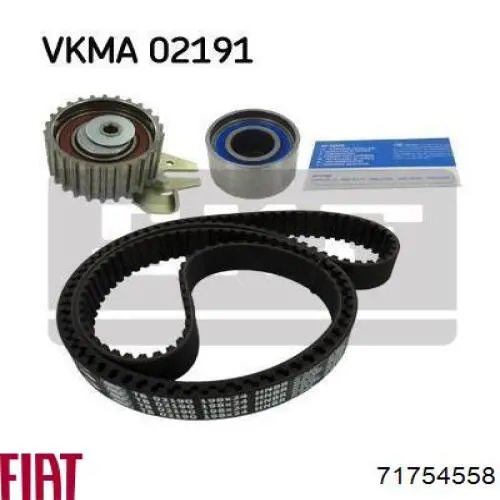 ГРМ ремни, комплект Fiat/Alfa/Lancia 71754558 цена, от 99.96 USD