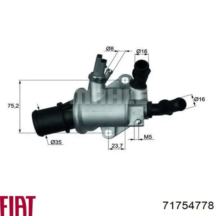 Купить 71754778 Fiat/Alfa/Lancia Автомобильный термостат