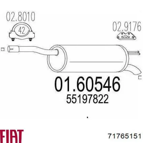 71765151 Fiat/Alfa/Lancia 