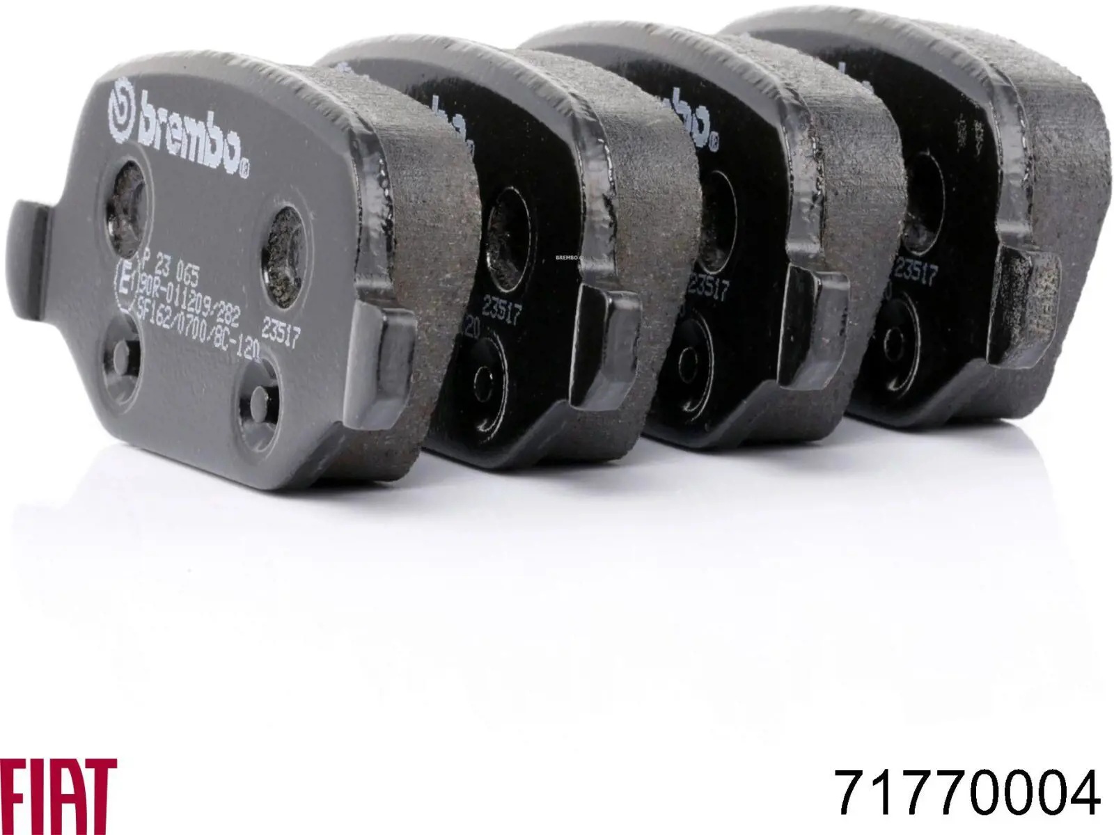 Купить 71770004 Fiat/Alfa/Lancia Колодки тормозные задние, дисковые