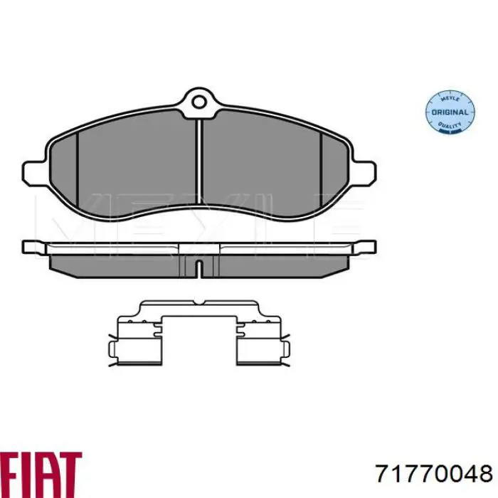 Передние тормозные колодки 71770048 Fiat/Alfa/Lancia