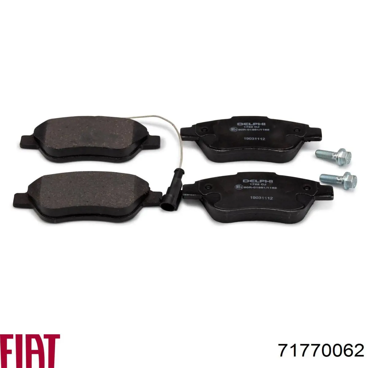 Колодки Fiat/Alfa/Lancia 71770062 цена, от 30.83 USD