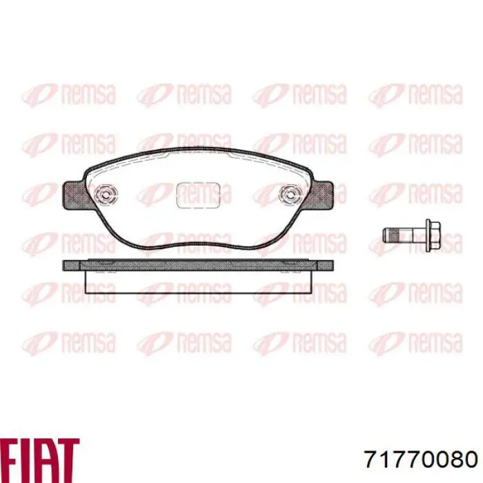 Купить 71770080 Fiat/Alfa/Lancia Колодки тормозные