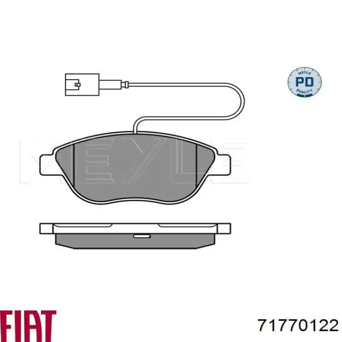 71770122 Fiat/Alfa/Lancia Колодки передние