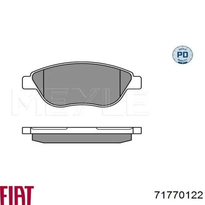 Колодки Fiat/Alfa/Lancia 71770122 цена, от 27.84 USD