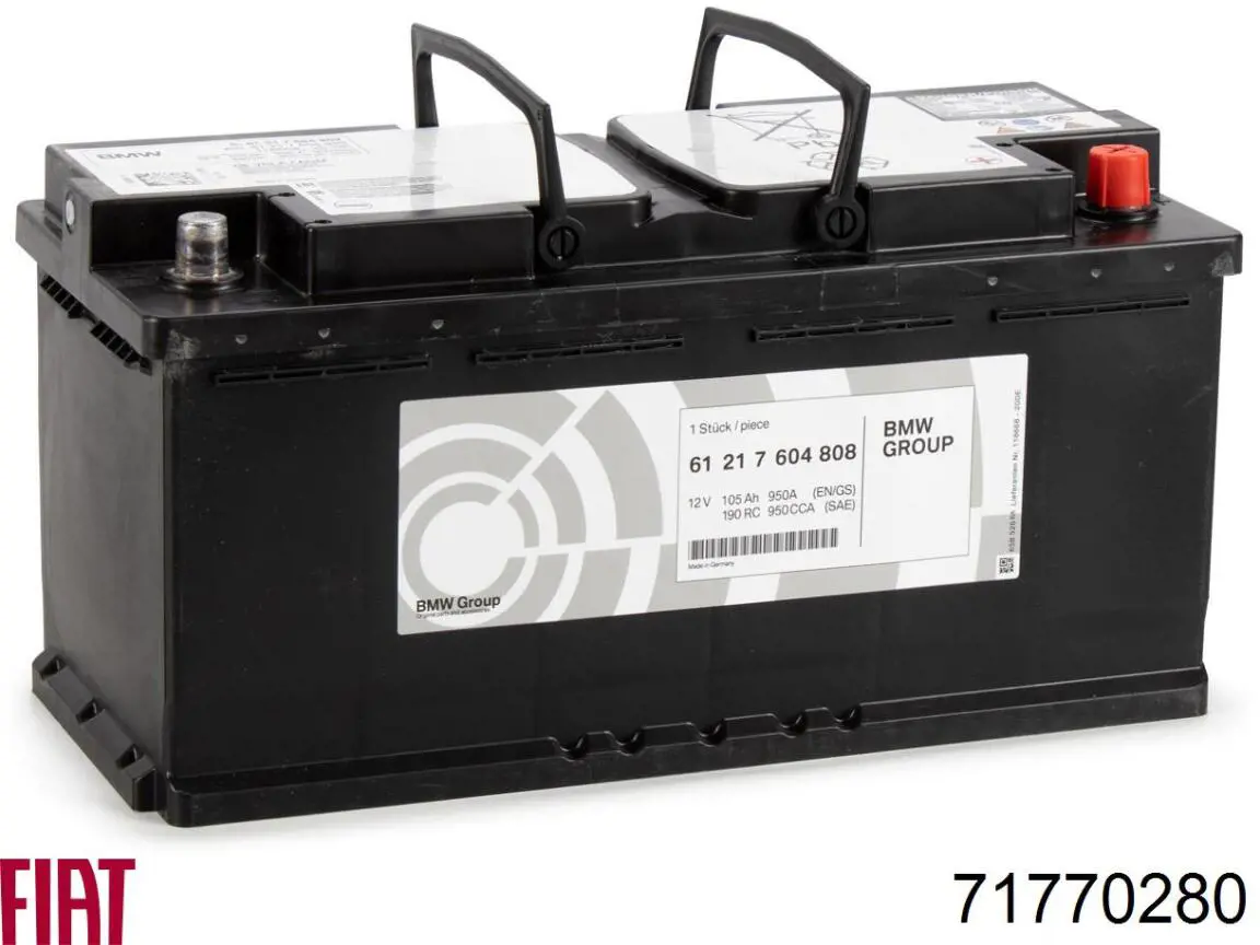 Купить 71770280 Fiat/Alfa/Lancia Батарея аккумуляторная