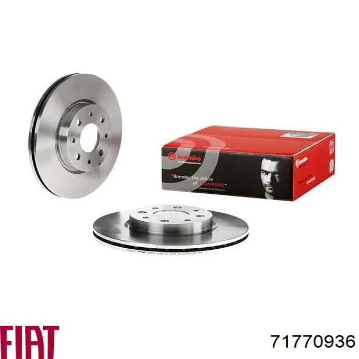 Тормоз дисковый передний Fiat/Alfa/Lancia 71770936 цена, от 24.67 USD
