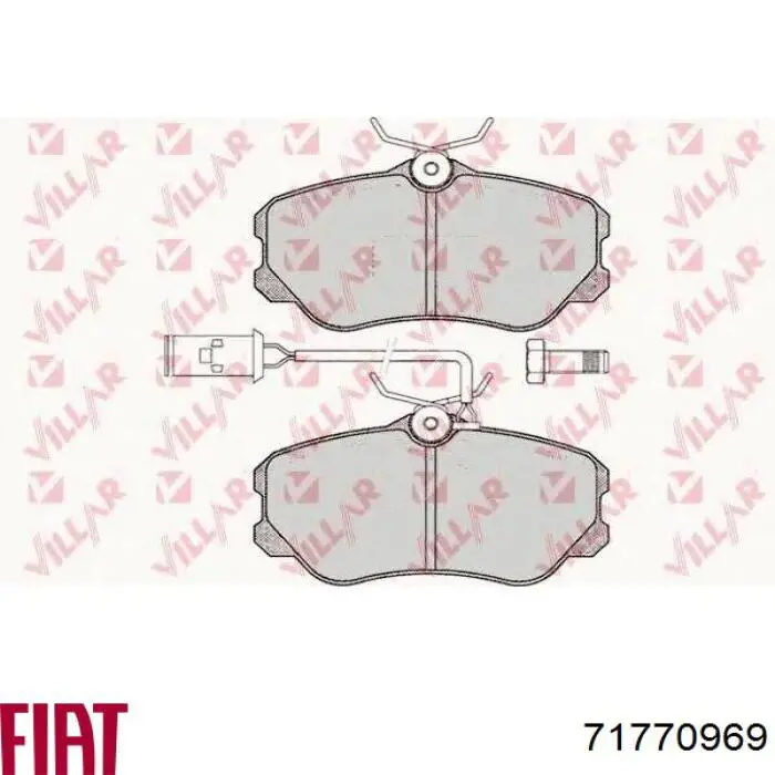 Купить 71770969 Fiat/Alfa/Lancia Колодки тормозные