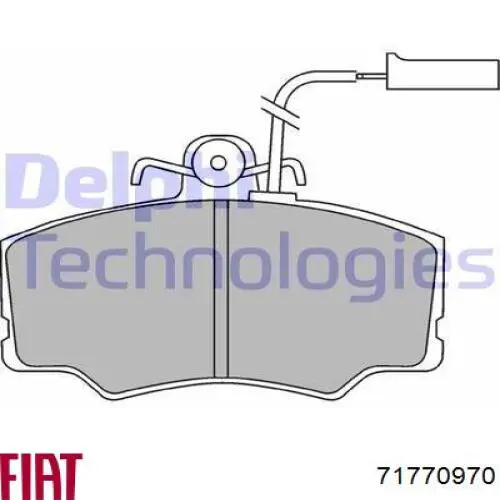 71770970 Fiat/Alfa/Lancia Колодки передние