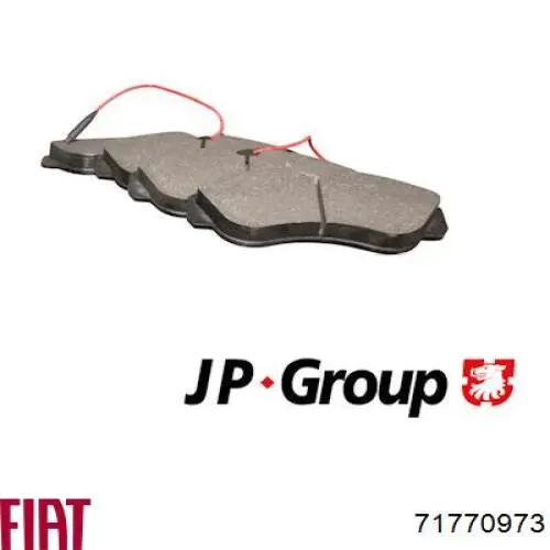 Передние тормозные колодки 71770973 Fiat/Alfa/Lancia