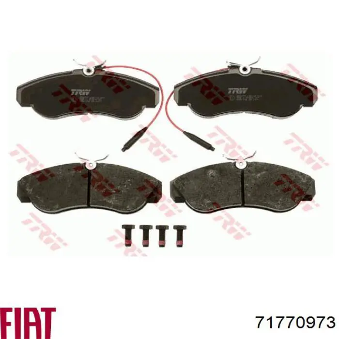 Купить 71770973 Fiat/Alfa/Lancia Колодки тормозные