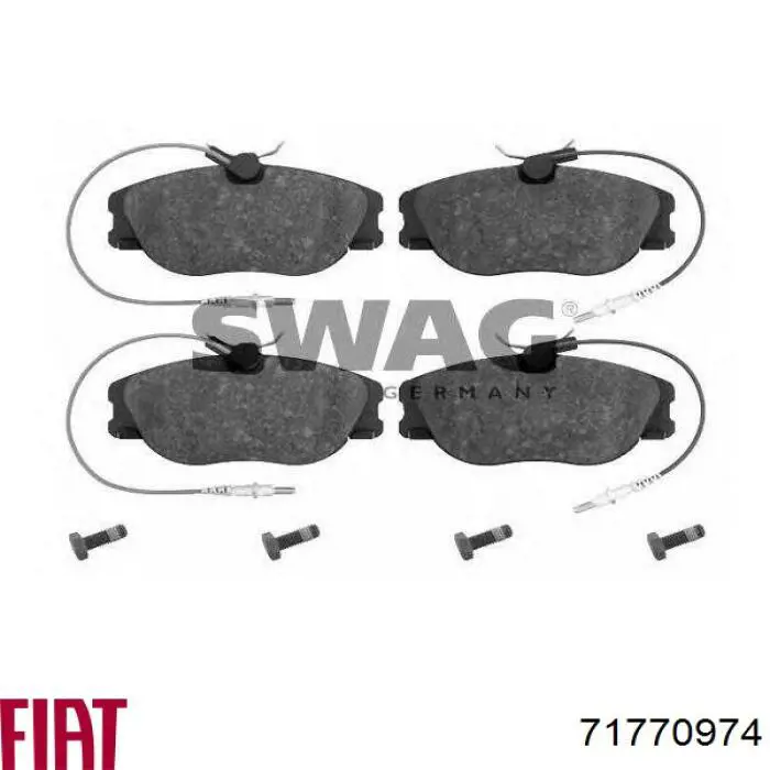Купить 71770974 Fiat/Alfa/Lancia Колодки тормозные