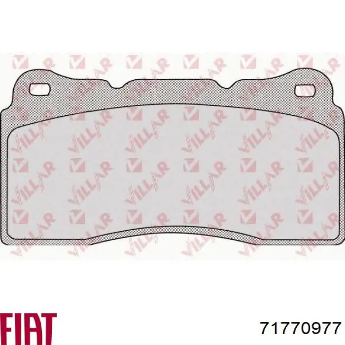 Купить 71770977 Fiat/Alfa/Lancia Колодки тормозные