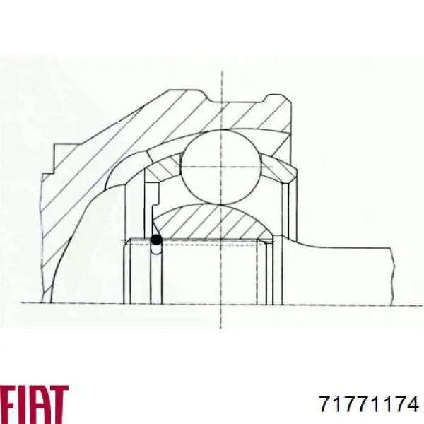 ШРУС наружный передний 71771174 Fiat/Alfa/Lancia