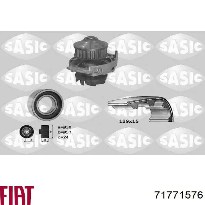 ГРМ ремни, комплект Fiat/Alfa/Lancia 71771576 цена, от 48.57 USD