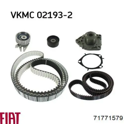ГРМ ремни, комплект Fiat/Alfa/Lancia 71771579 цена, от 123.42 USD