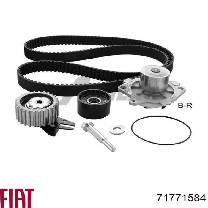 ГРМ ремни, комплект Fiat/Alfa/Lancia 71771584 цена, от 98.78 USD