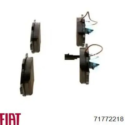 Колодки Fiat/Alfa/Lancia 71772218 цена, от 27.97 USD