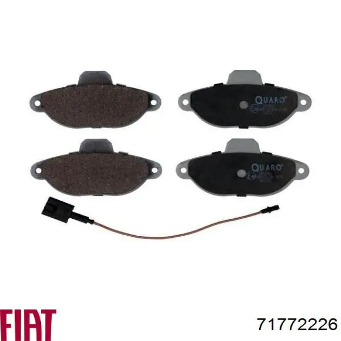 Купить 71772226 Fiat/Alfa/Lancia Колодки тормозные