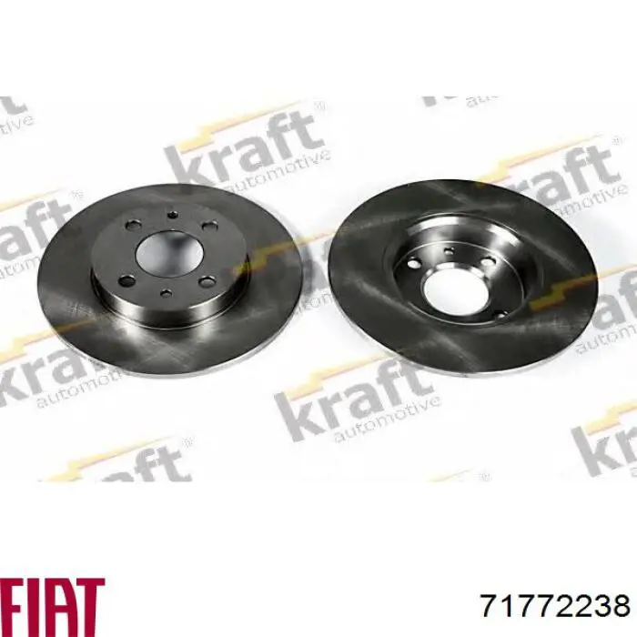 Купить 71772238 Fiat/Alfa/Lancia Диск тормозной задний