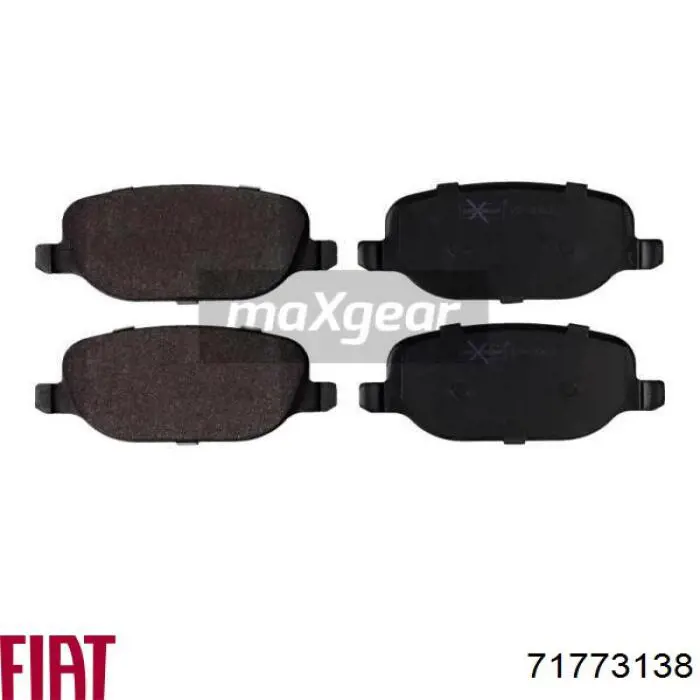 Колодки дисковые  Fiat/Alfa/Lancia 71773138 цена, от 26.98 USD