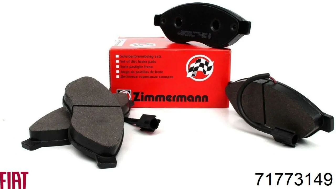 Купить 71773149 Fiat/Alfa/Lancia Колодки тормозные задние, дисковые