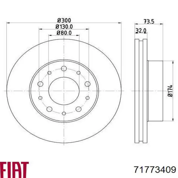 Тормоз дисковый передний Jurid/Bendix BDS1149 цена, от 57.26 USD