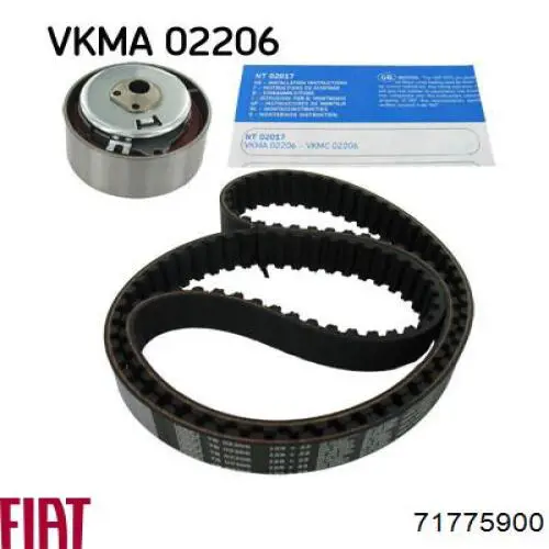 ГРМ ремни, комплект Fiat/Alfa/Lancia 71775900 цена, от 89.87 USD