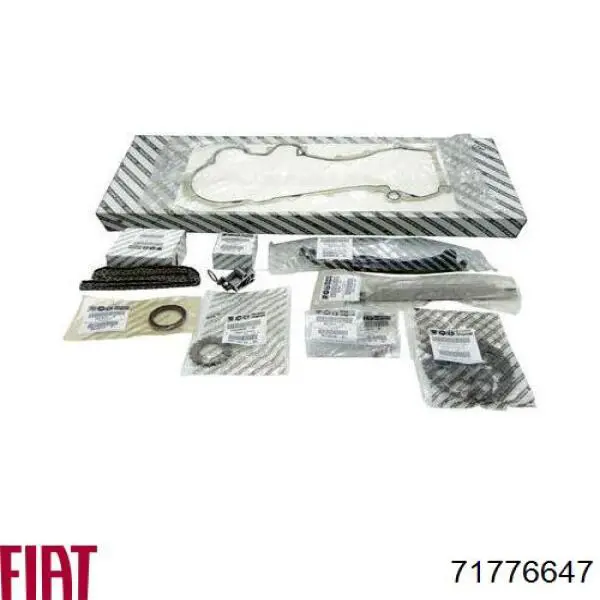 71776647 Fiat/Alfa/Lancia cadeia do mecanismo de distribuição de gás, kit