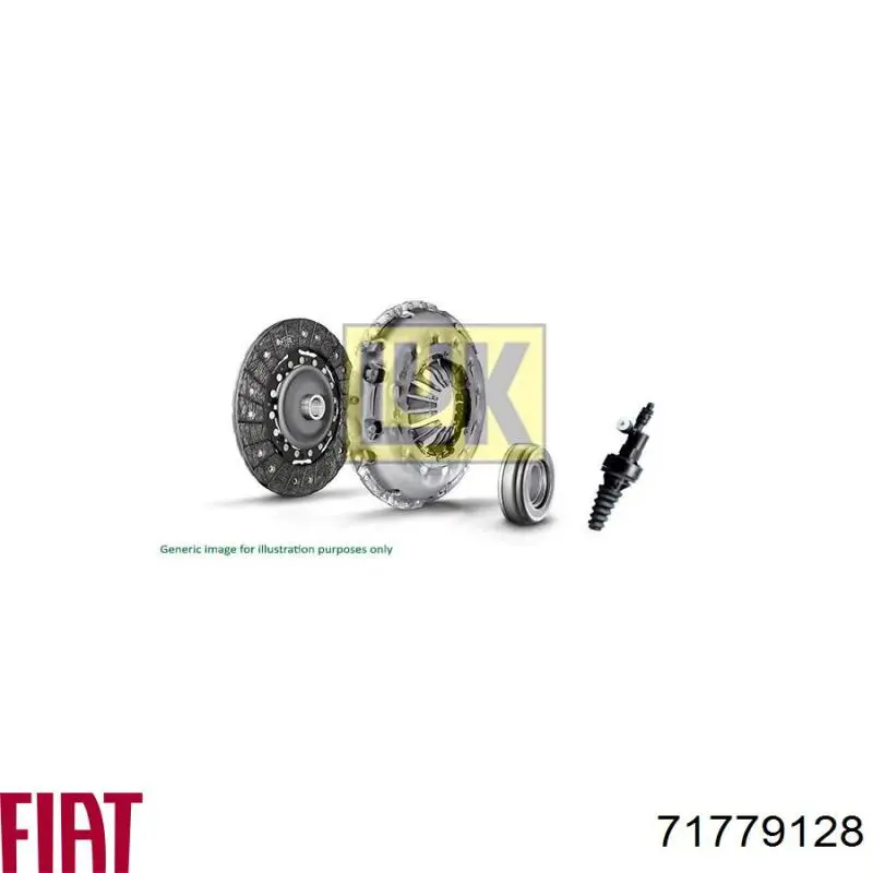 Комплект сцепления (3 части) Fiat/Alfa/Lancia 71779128 цена, от 70.03 USD