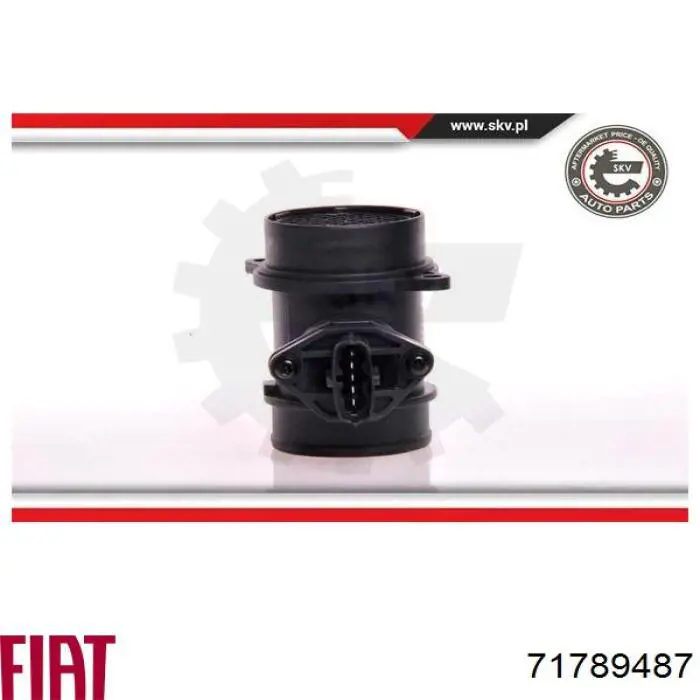 Датчик массового расхода воздуха Fiat/Alfa/Lancia 71789487 цена, от 61.49 USD