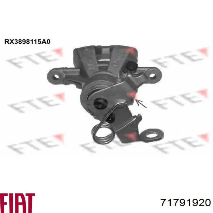 71791920 Fiat/Alfa/Lancia Тормозной суппорт задний левый