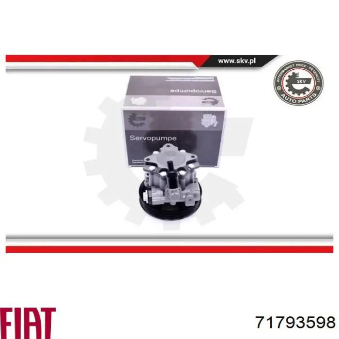 Насос гидравлики Fiat/Alfa/Lancia 71793598 цена, от 72.27 USD