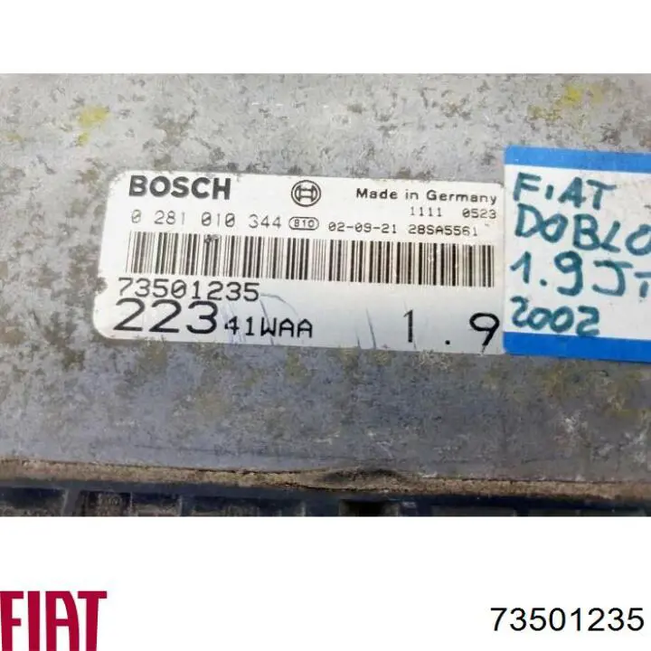 Купить 73501235 Fiat/Alfa/Lancia Электронный блок управления двигателем